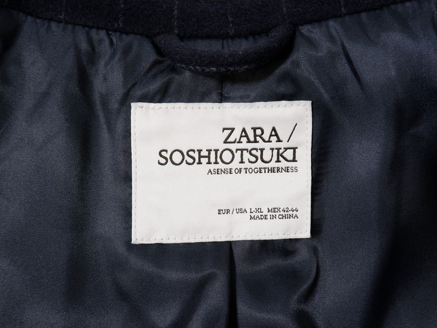 ZARAザラ 2025AW SOSHIOTSUKI x ZARA オーバーサイズフィット ピン