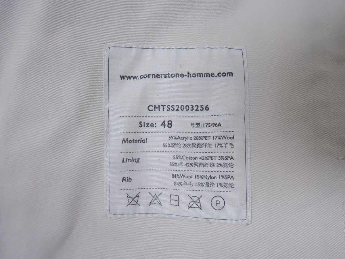 CORNERSTONEコーナーストーン ボアフリースブルゾン ジャケット【48