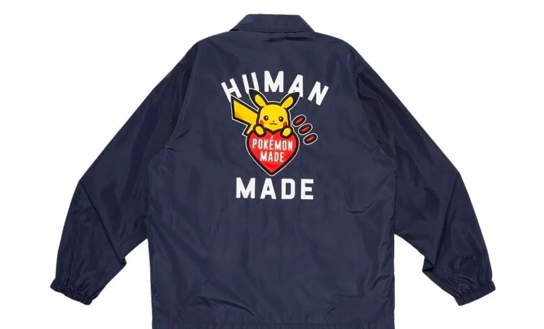 HUMAN MADE ヒューマンメイド コーチジャケット ネイビー Mサイズ 中古・古着通販】HUMAN MADE (ヒューマンメイド) コーチジャケット