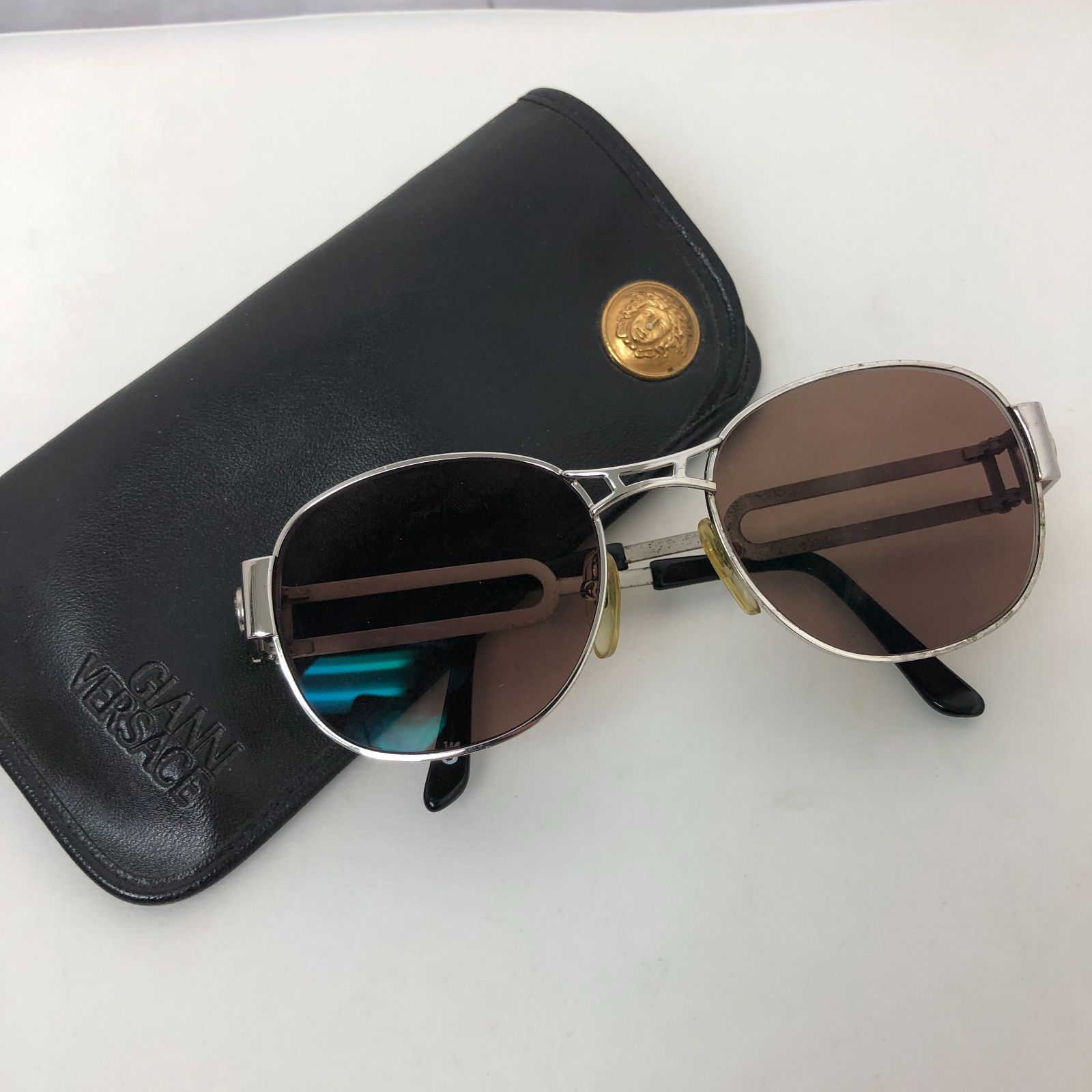 GIANNI VERSACE ジャンニヴェルサーチェ 度入りサングラス SGAW10-9190