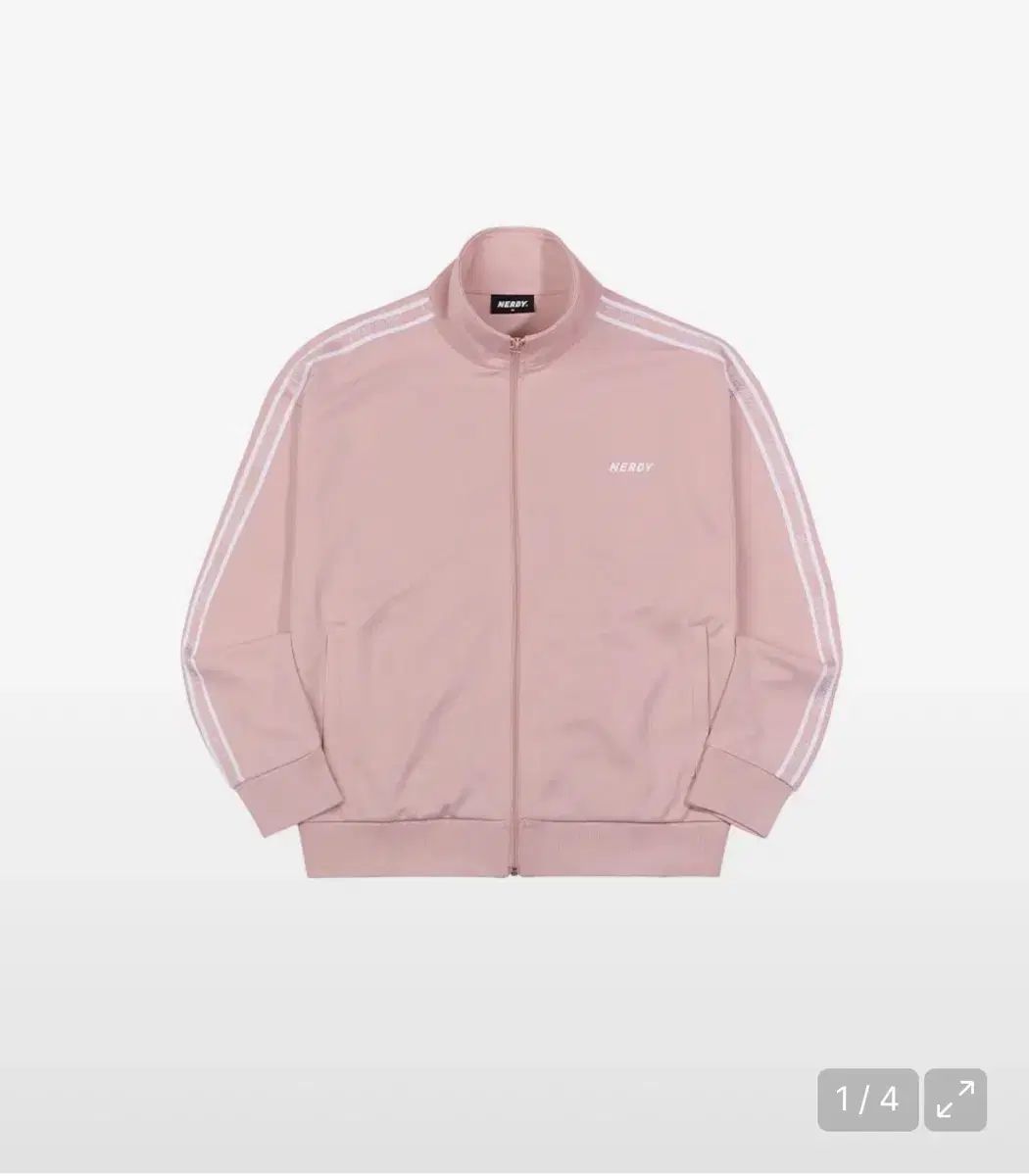 NERDY (21FW) ロゴテープ トラック トップス ピンク ジャージ