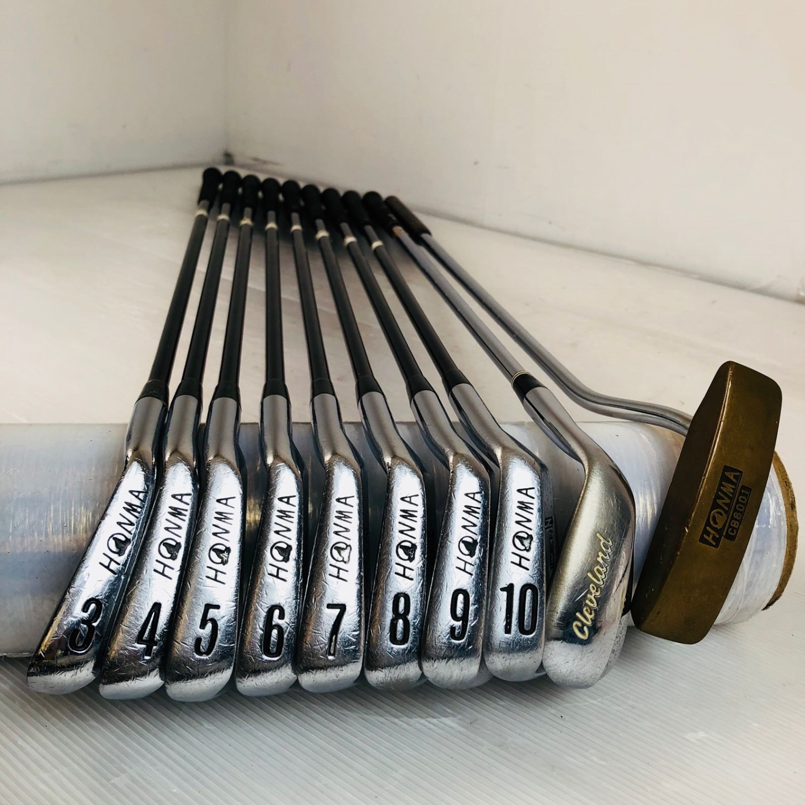 D153 HONMA ホンマ 初心者 ゴルフセット メンズ 右利き　刺繍バッグ 豪華13本 HONMA ホンマ メンズ ゴルフ クラブ セット 初心者 入門