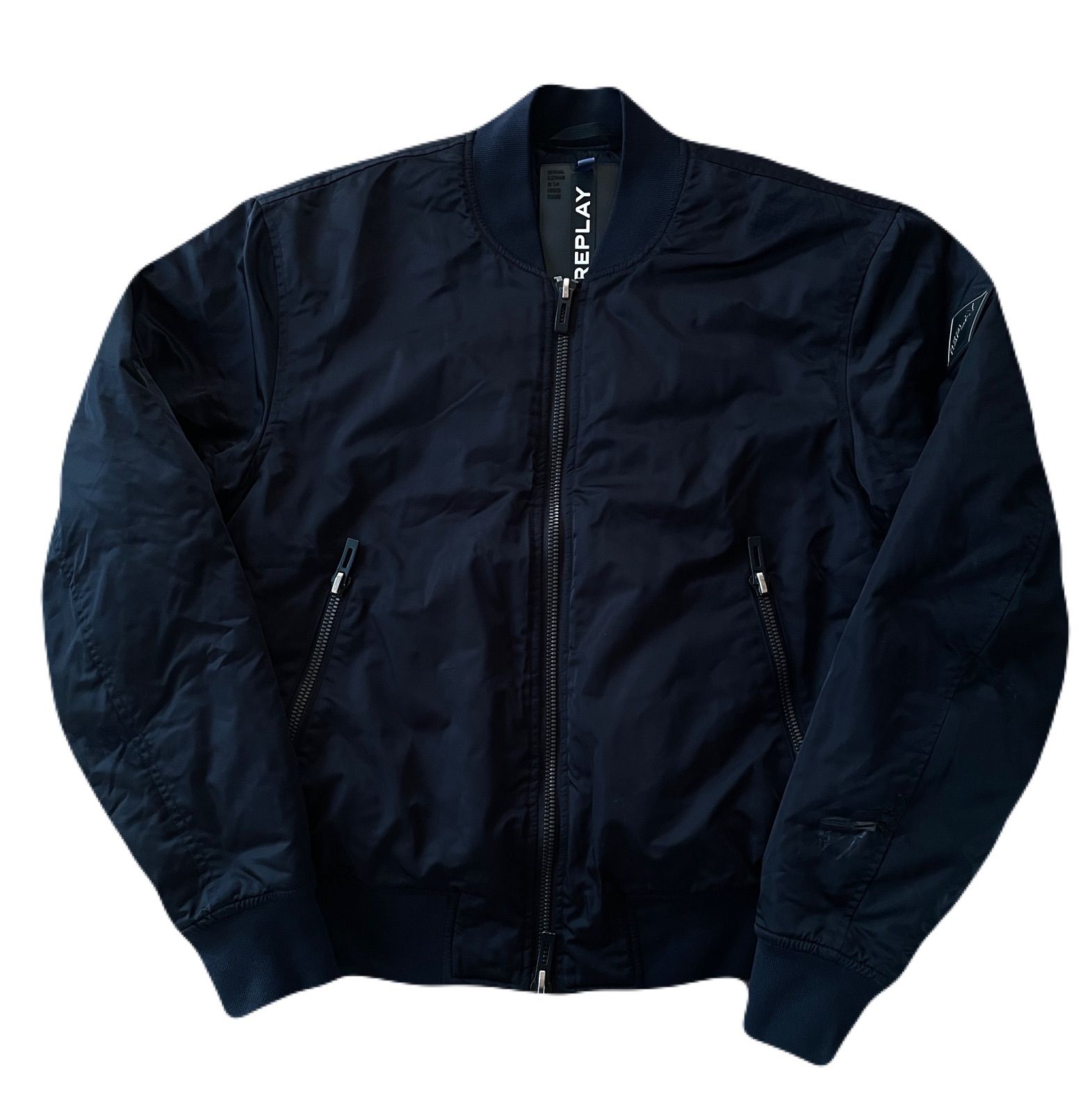 REPLAY リプレイ MA-1 ブルゾン ブラック サイズ M - メルカリ