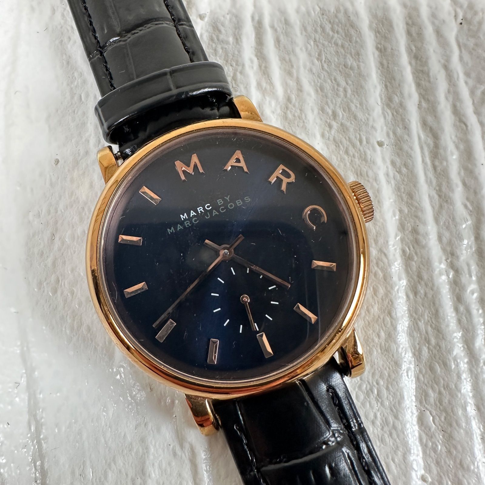 稼動品 MARC BY MARC JACOBS 腕時計 スモールセコンド 51221B3-7KC