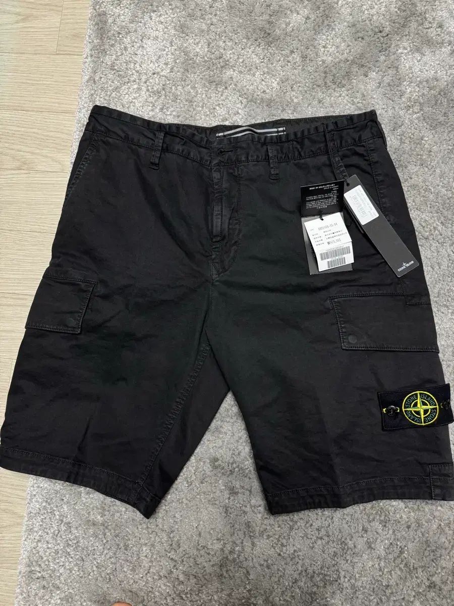 SALE，限定SALE （新品）STONE ISLAND ストーンアイランド オールドエフェクト ハーフパンツ ブラック 32 ショートパンツ・ハーフパンツ