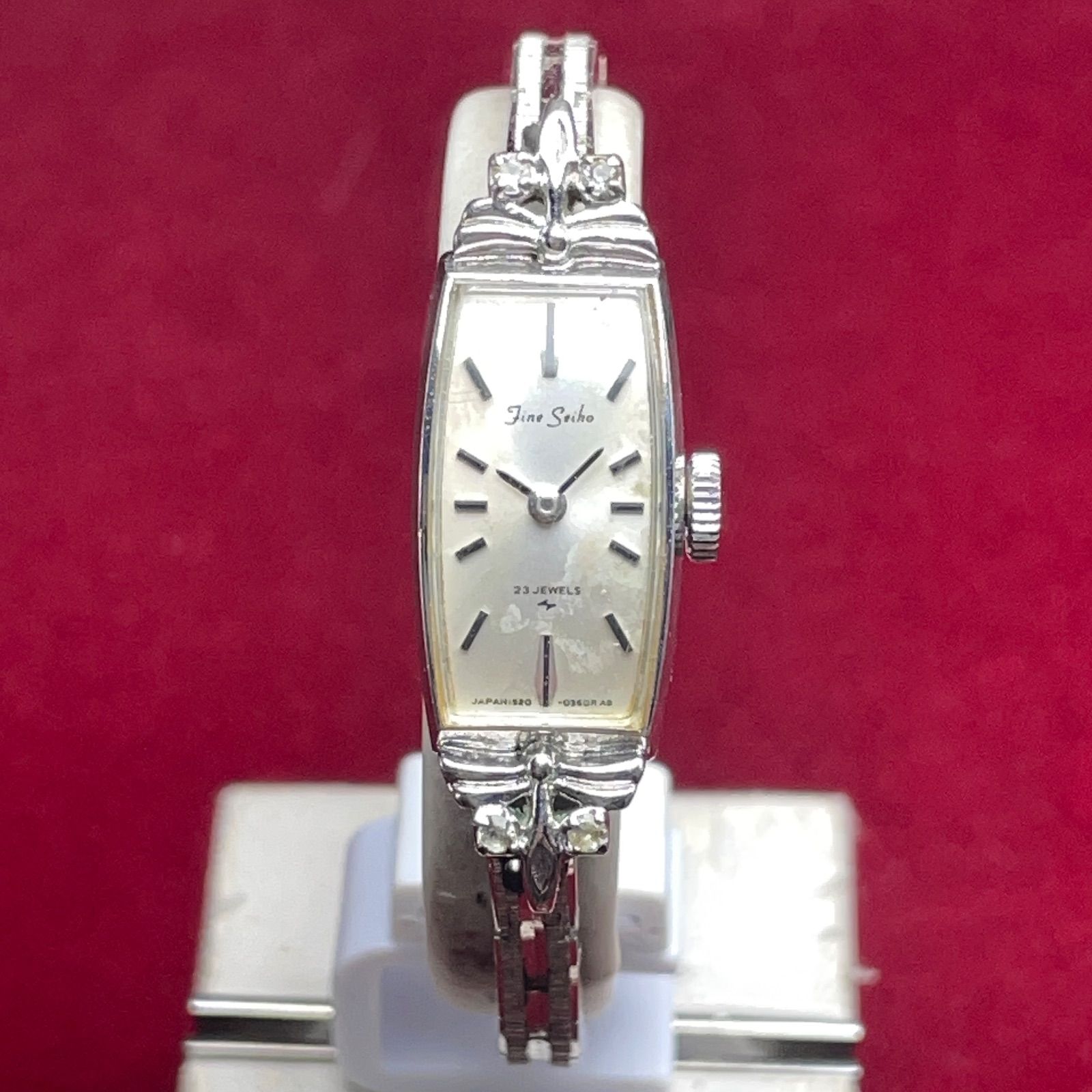 希少 60s SEIKO ファイン セイコー 手巻 飾りラグ WGPケース 日本製