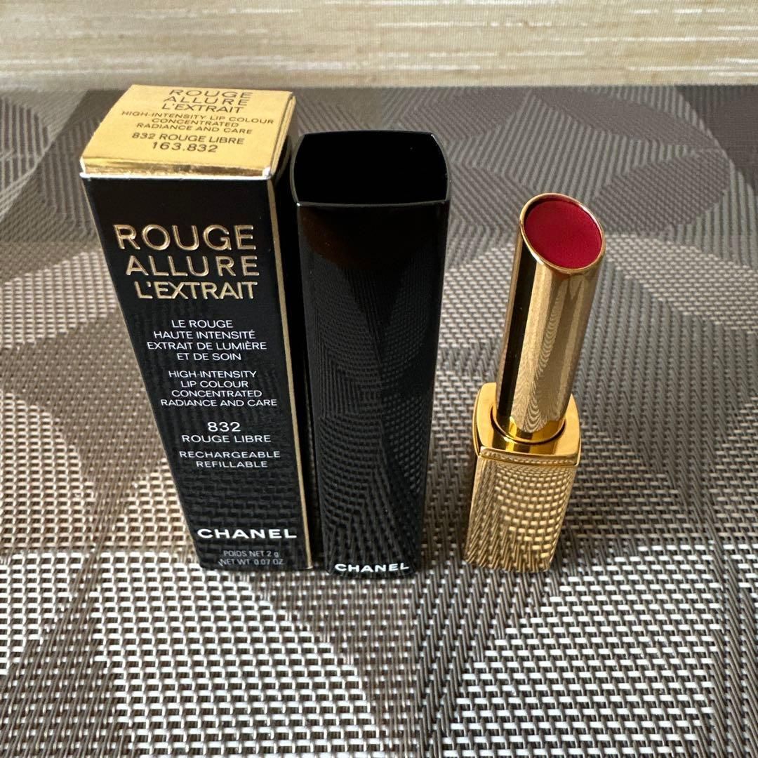 新品CHANEL シャネル　ルージュアリュール　レクストレ　832