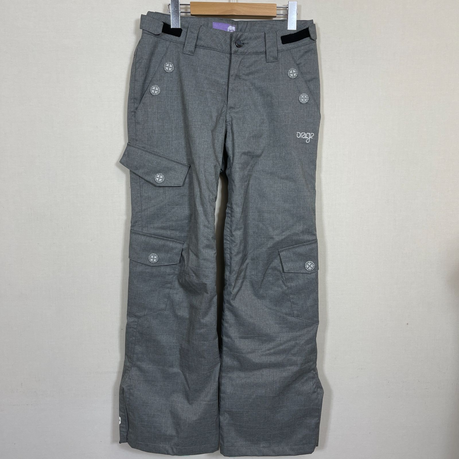 オラージュ スキーウェア 上下セット S 2in1 ライナー グレーピンク