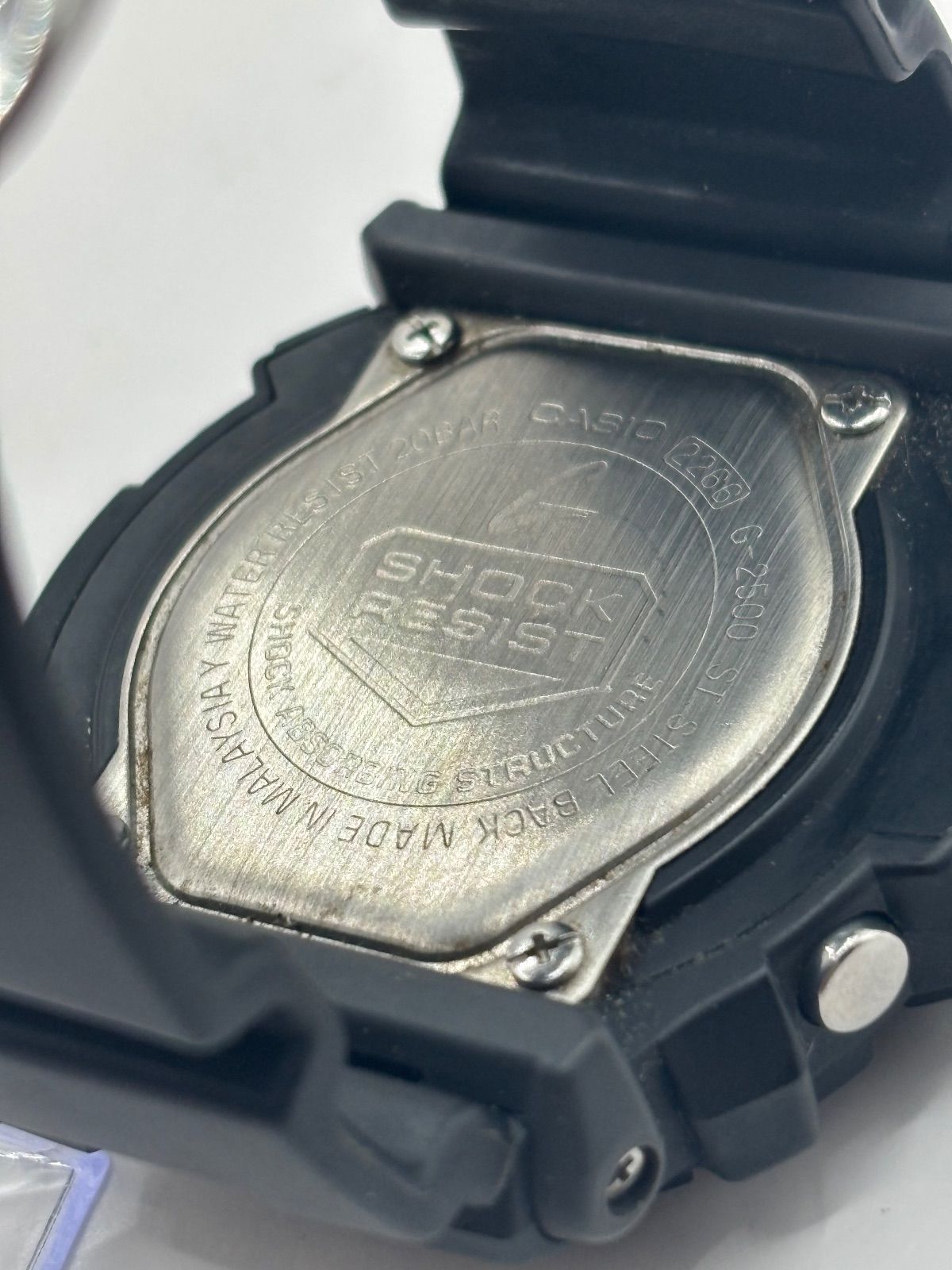 稼動品【超レア！ヴィンテージ極良品】G-SHOCK G-2500 完動品バンド