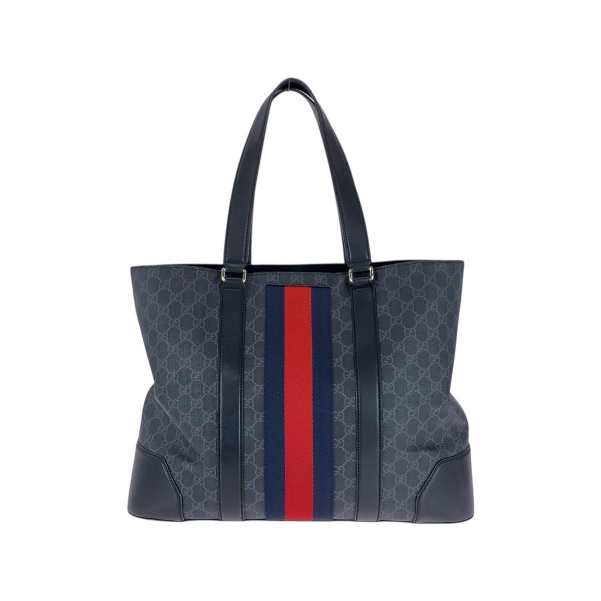 美品 GUCCI グッチ シェリーライン 黒 レッド ネイビー GGスプリーム