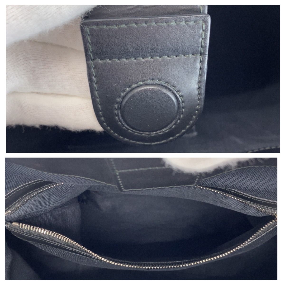 ✨美品✨GUCCI シェリーライン GG レザー ショルダーバッグ ネイビー 最終価格】GUCCI シェリーライン ショルダーバッグ ネイビー GG柄