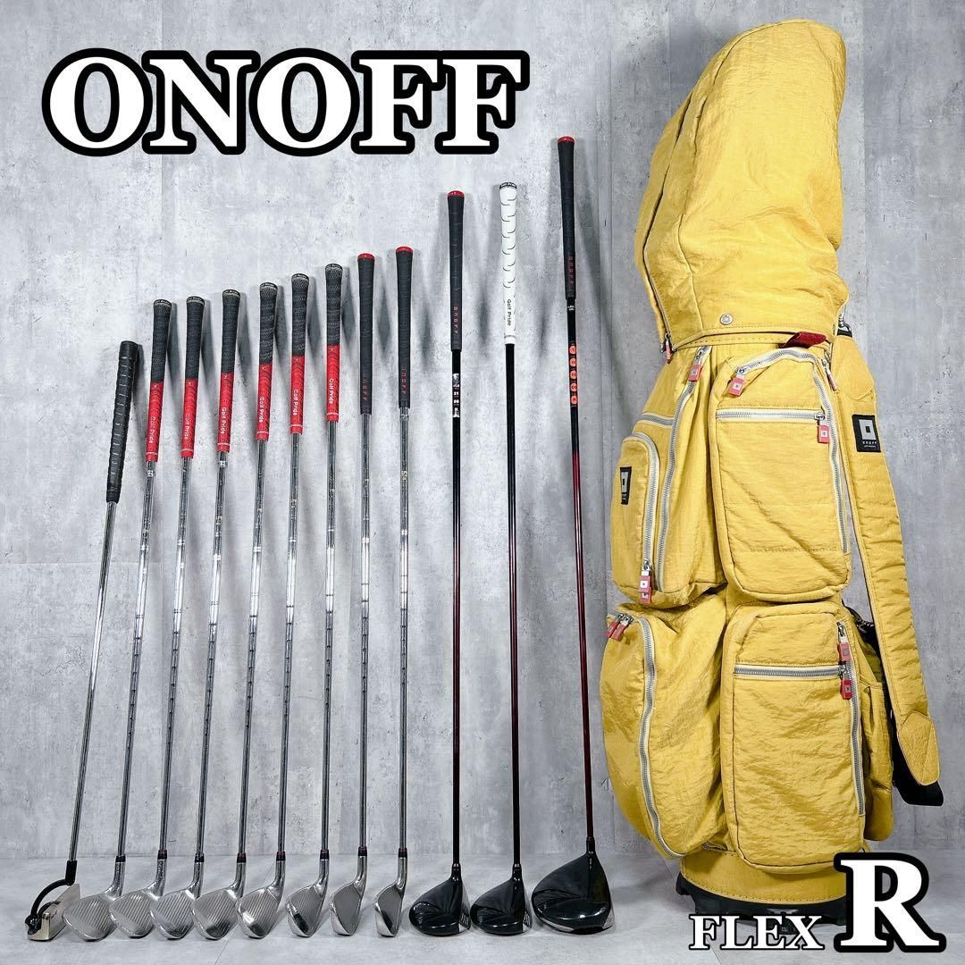 V614 オノフ メンズ ゴルフ クラブ セット 13点 黄色 キャディバッグ