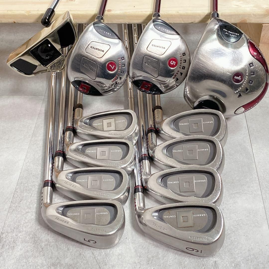 V614 オノフ メンズ ゴルフ クラブ セット 13点 黄色 キャディバッグ V614 オノフ メンズ ゴルフ クラブ セット 13点 黄色 キャディバッグ