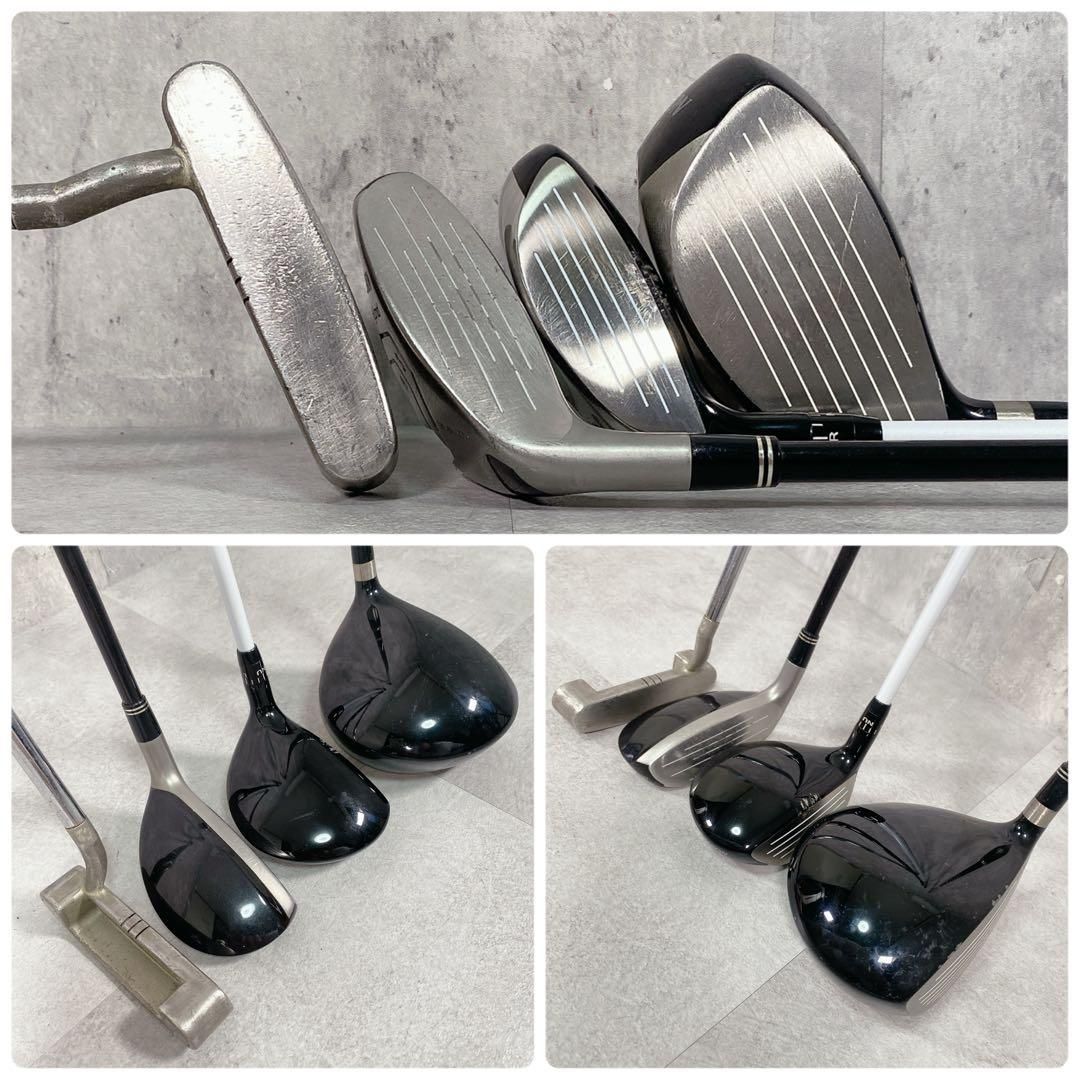 V612 スリクソン メンズ ゴルフ クラブ セット 赤 キャディバッグ 初心者