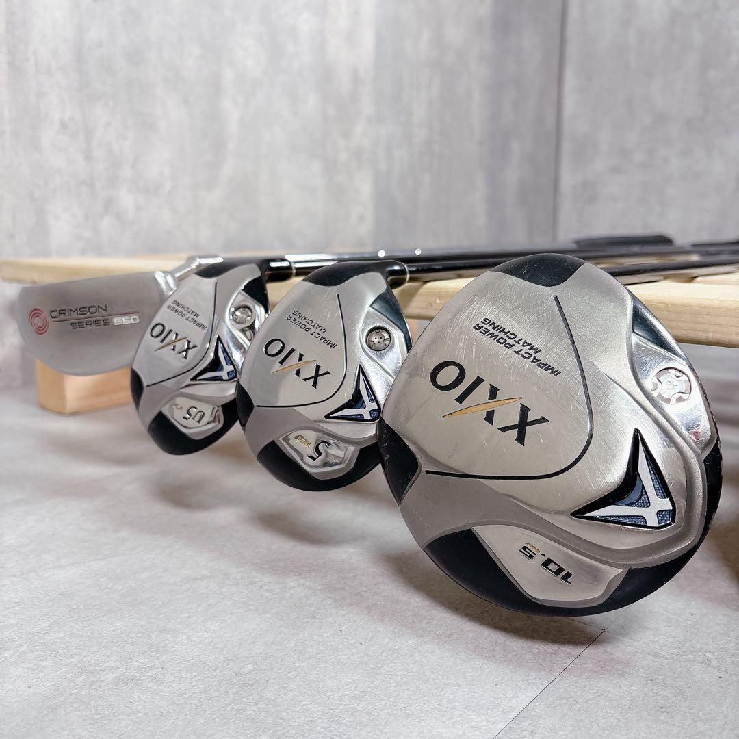 V616 XXIO ゼクシオ メンズ ゴルフ クラブ セット 12点 黒 男性 - メルカリ
