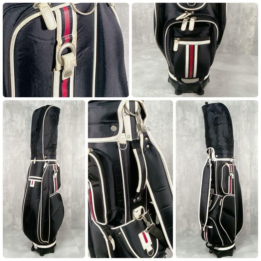 FILA キャディバッグ クラブ3本 パター1本付き V611 FILA レディース ゴルフ クラブ セット 青 黒 キャディバッグ