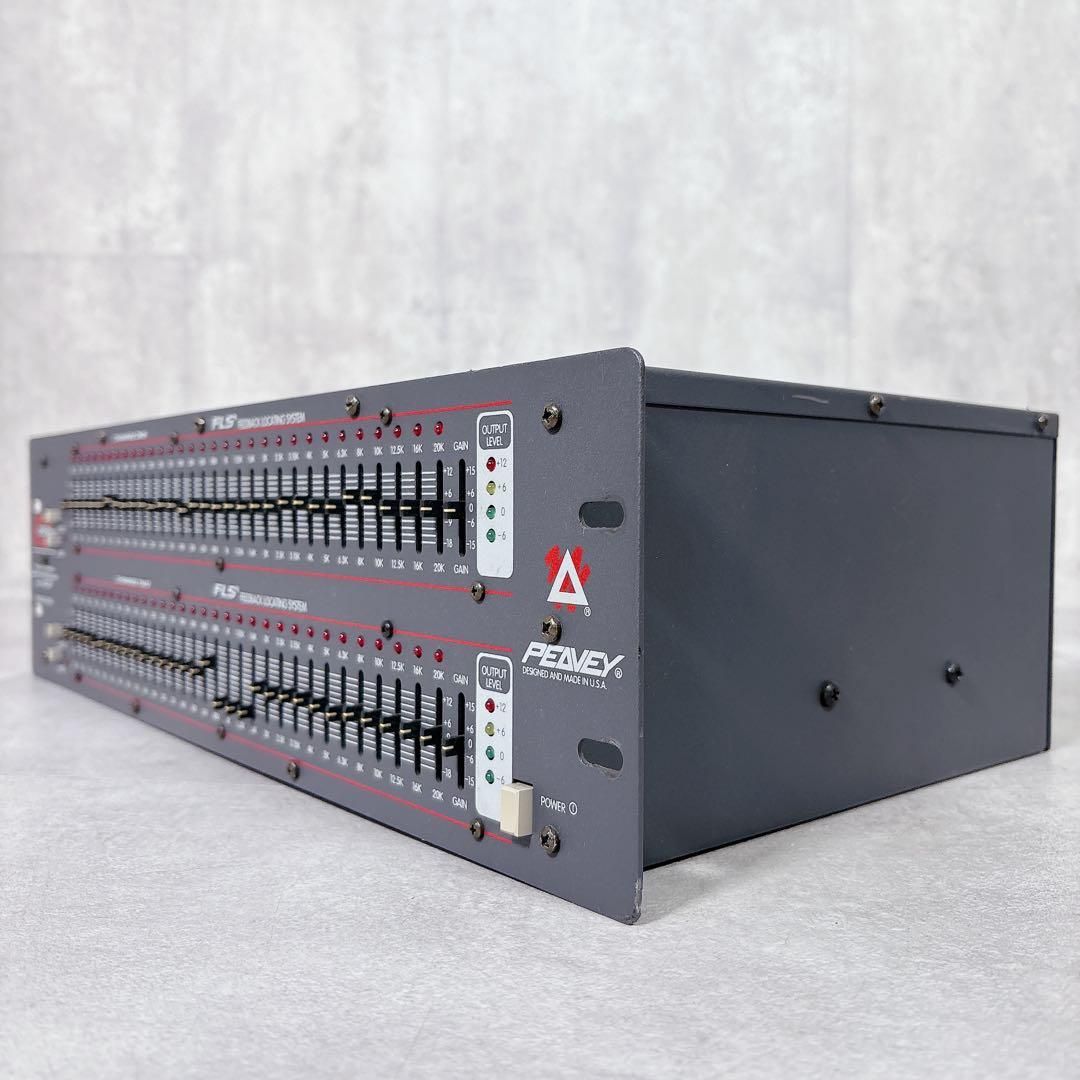 PEAVEY ピーヴィー Q231F グラフィックイコライザー グライコ Peavey 2 Channel 32 Band Graphic Equalizer Q231F - POWER TESTED | eBay