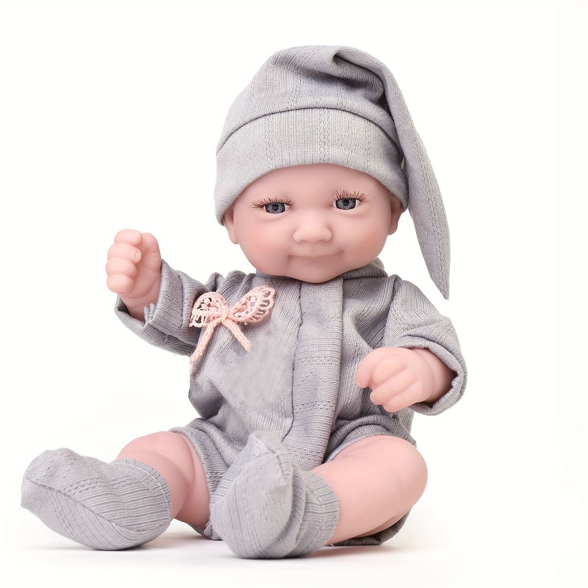 高品質ウール衣装】新生児ベビードール 28cm ソフトビニール製 全身