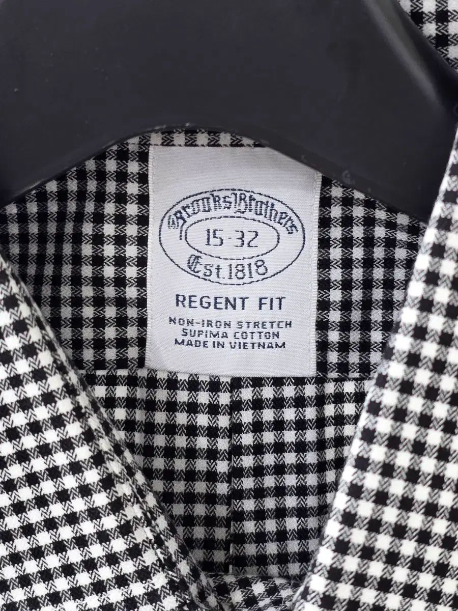 ブルックス・ブラザーズ ギンガム ヘリンボーン CHECK シャツ 15-32