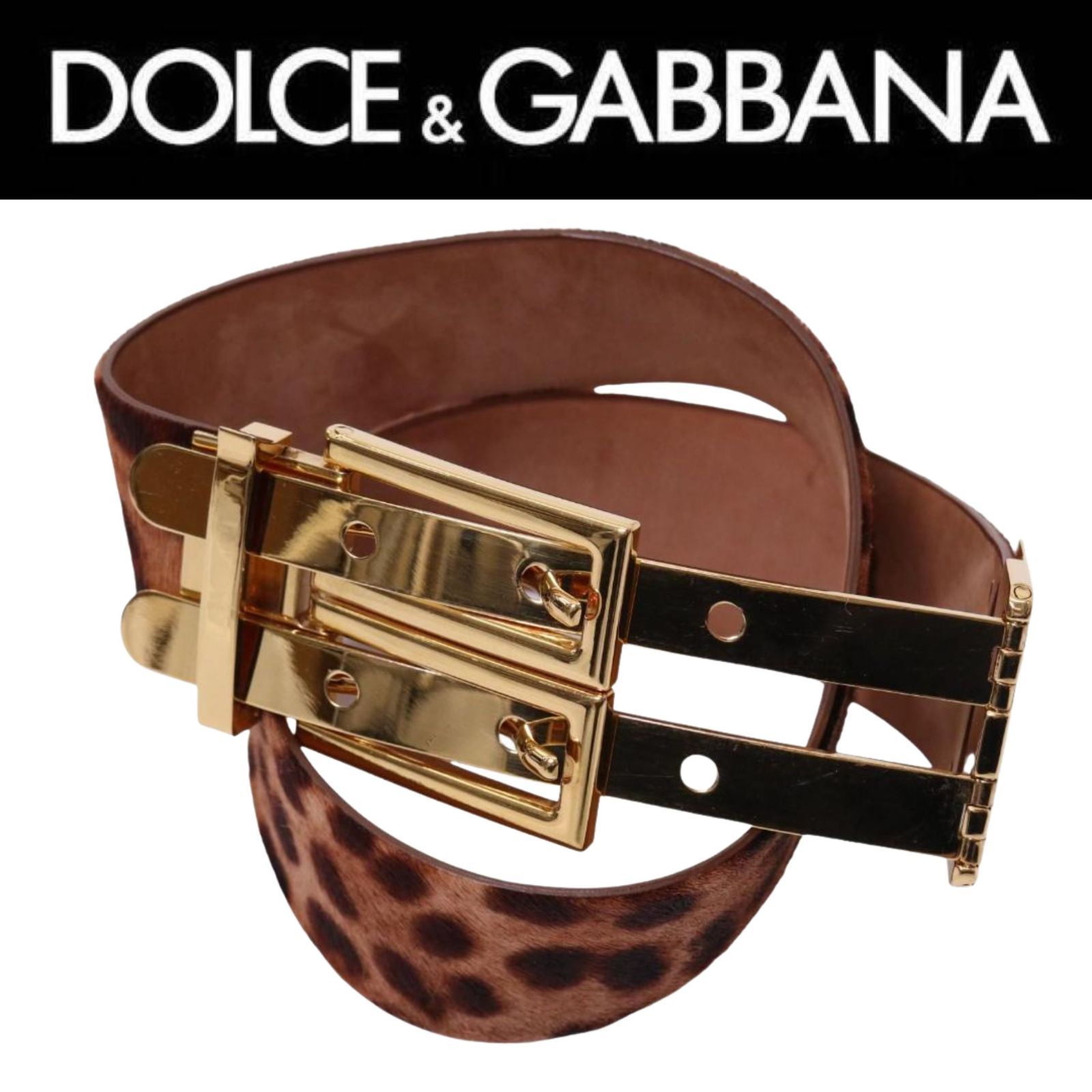 D&G ドルガバ　コート　キルティング　レオパード　総柄　ベルト　レザー　豹柄 D&G ドルガバ コート キルティング レオパード 総柄 ベルト レザー 豹