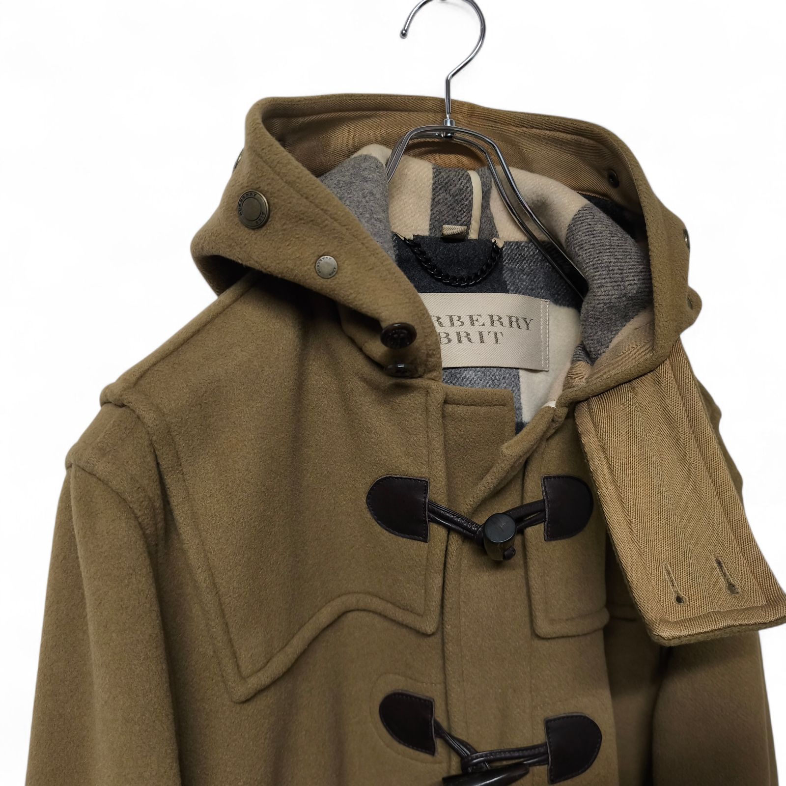 BURBERRY BRIT バーバリーブリット ダッフルコート ノバチェック XL