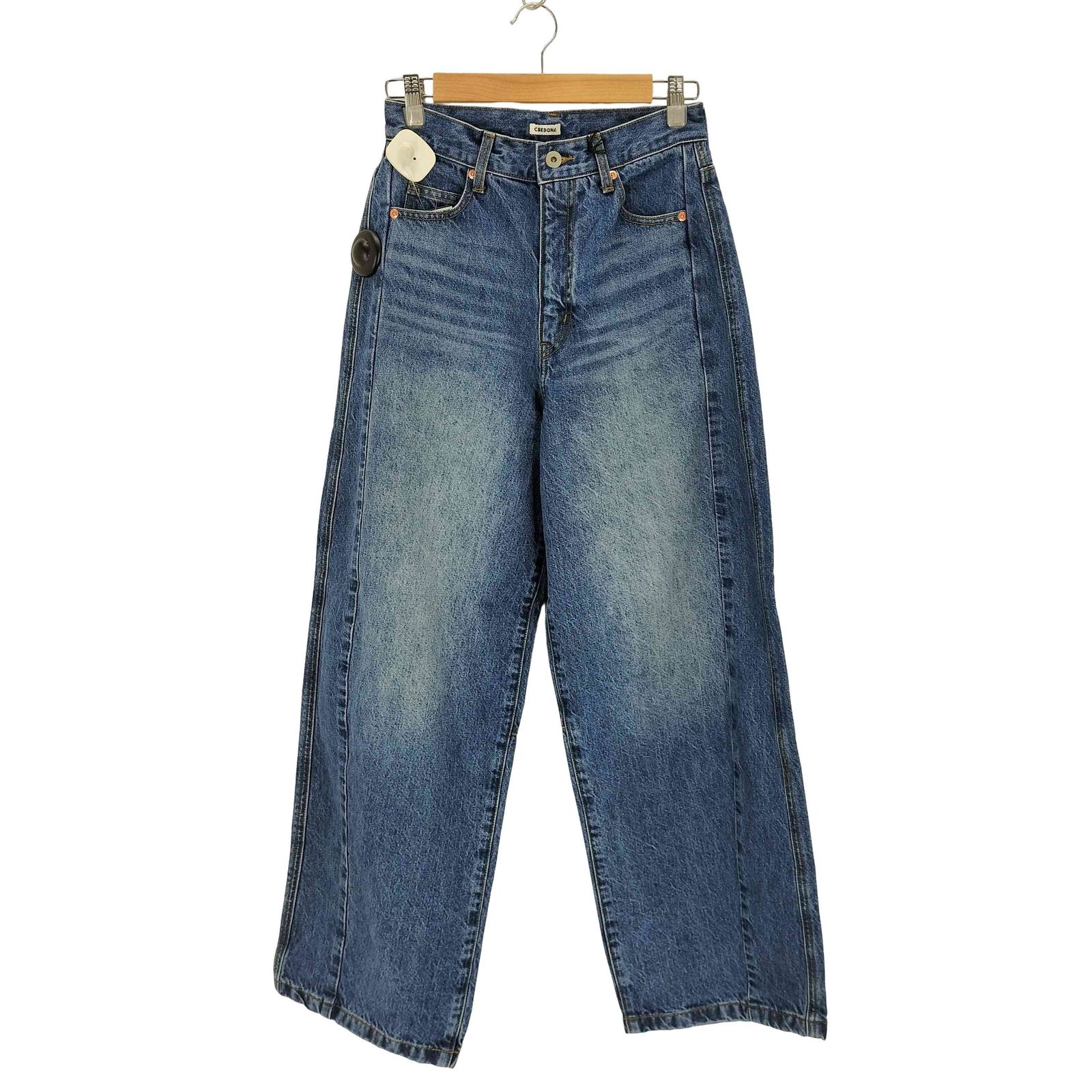 クレドナ CREDONA WIDE BEETLE DENIM PANTS レディース JPN：1 - メルカリ