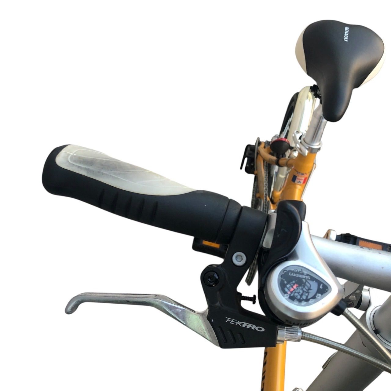 RENAULT Light8 折りたたみ自転車 イエロー 折りたたみ自転車 ルノー RENAULT LIGHT8 AL-FDB140 イエロー - メルカリ