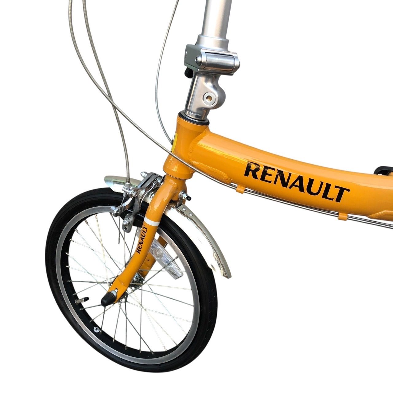 折りたたみ自転車 ルノー RENAULT LIGHT8 AL-FDB140 イエロー - メルカリ
