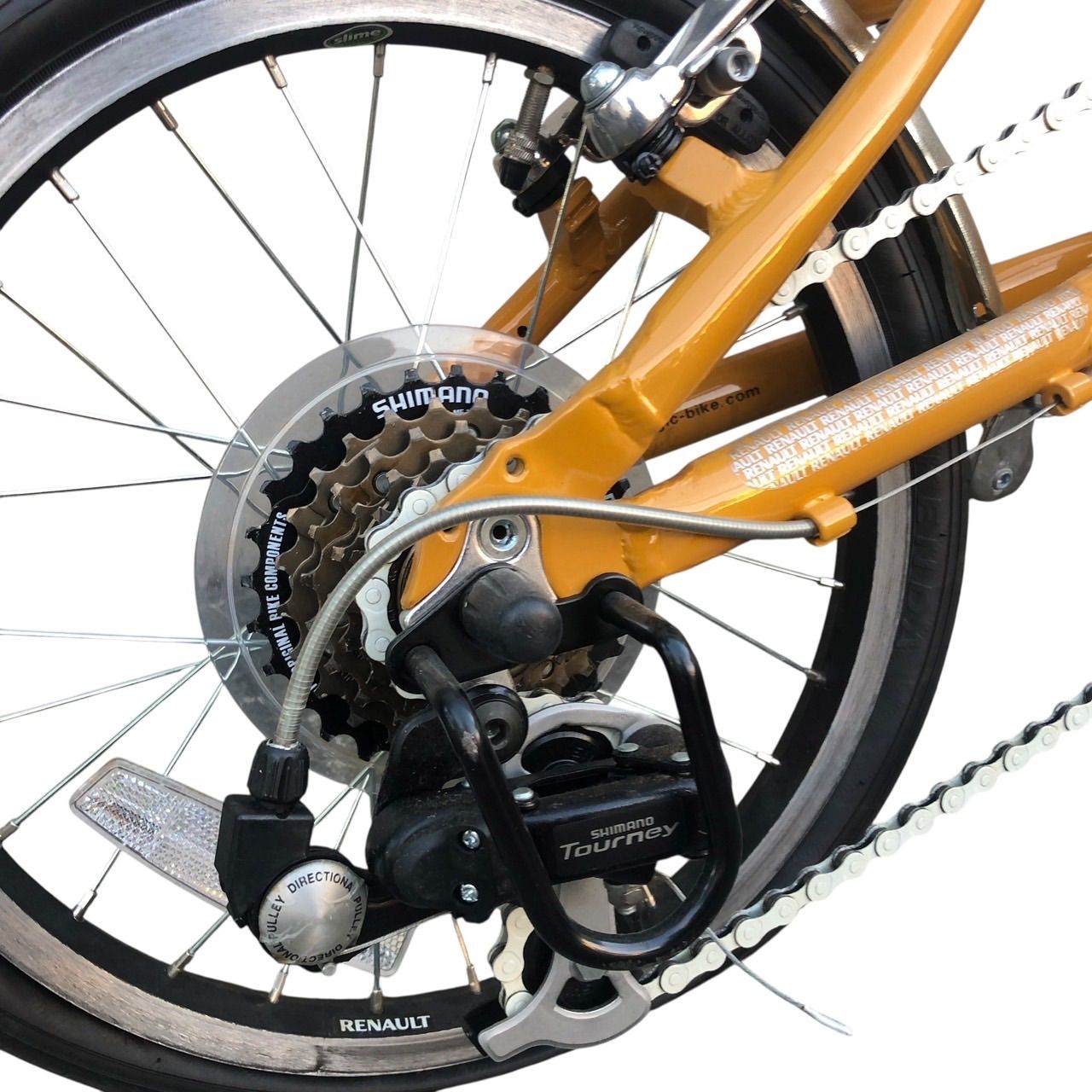 折りたたみ自転車 ルノー RENAULT LIGHT8 AL-FDB140 イエロー 【公式通販】