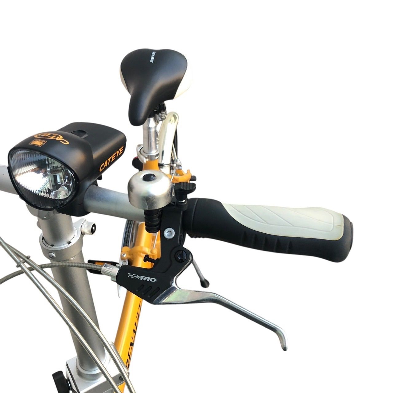 折りたたみ自転車 ルノー RENAULT LIGHT8 AL-FDB140 イエロー Amazon 