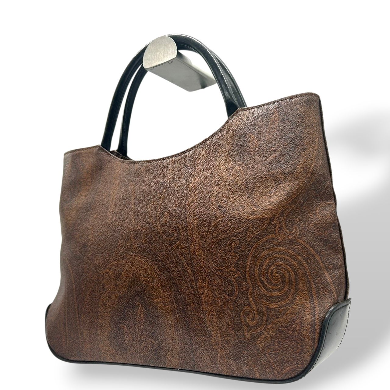 美品】エトロ ETRO ハンドバッグ トートバッグ ミニトート ペイズリー