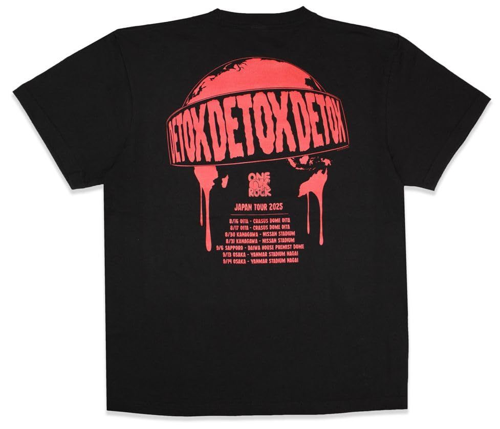 ワンオクロック ワンオク 2025 DETOX JAPAN グッズ Tシャツ A S - メルカリ