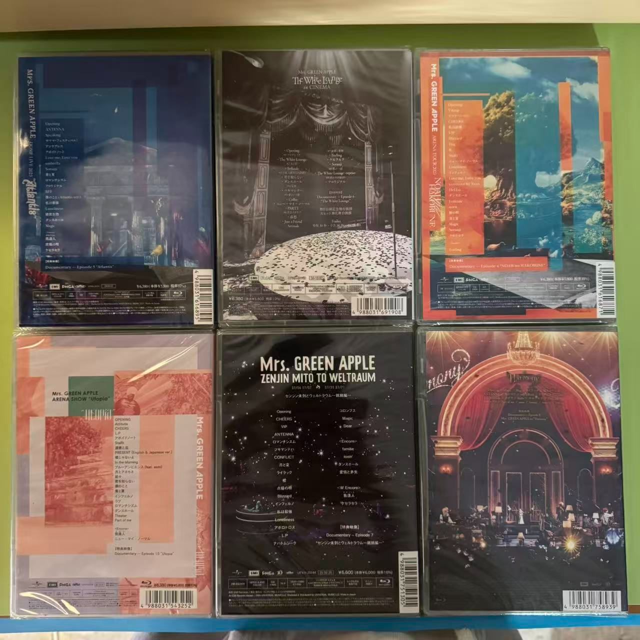 任意五本作品／Blu-ray／通常版／Mrs. GREEN APPLE 【未開封】即購入