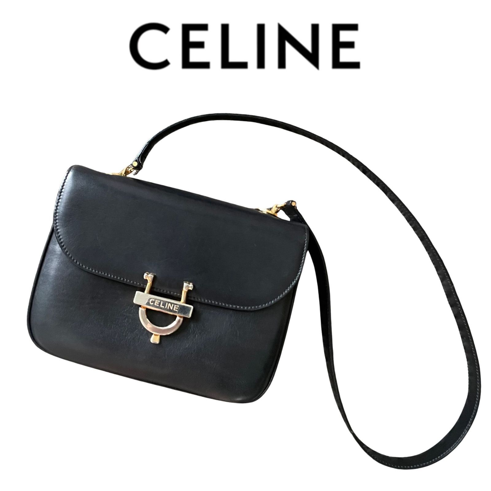 専用❗️美品♡CELINE✨ セリーヌ 2way ホースビット ハンドバッグ CELINE セリーヌ ホースビット2wayバッグ ショルダーバッグ