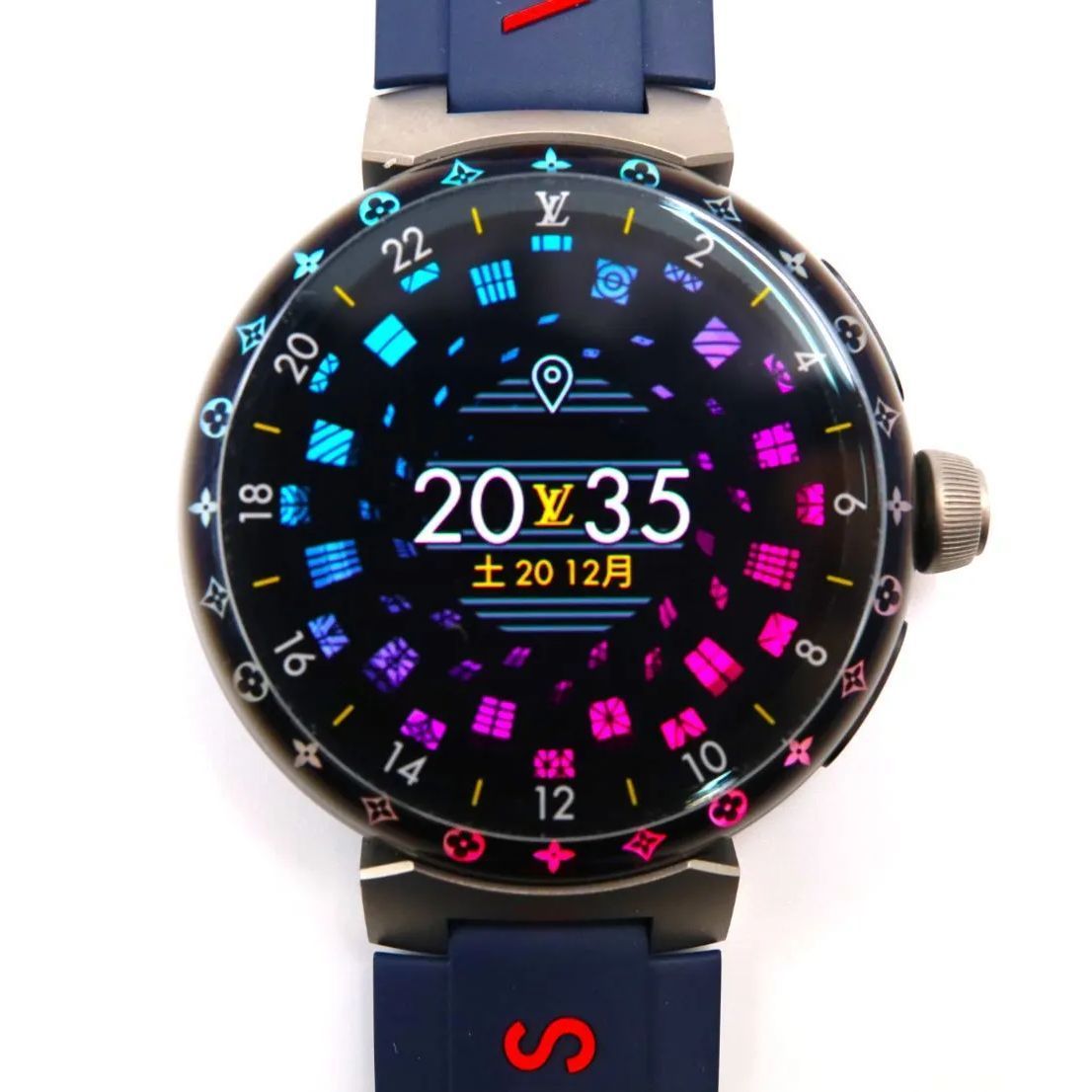 【希少品‼】ルイヴィトン タンブールホライゾン V3 マットブラック 動作保証&付属品完備】 AB（極美品）ルイヴィトン タンブール