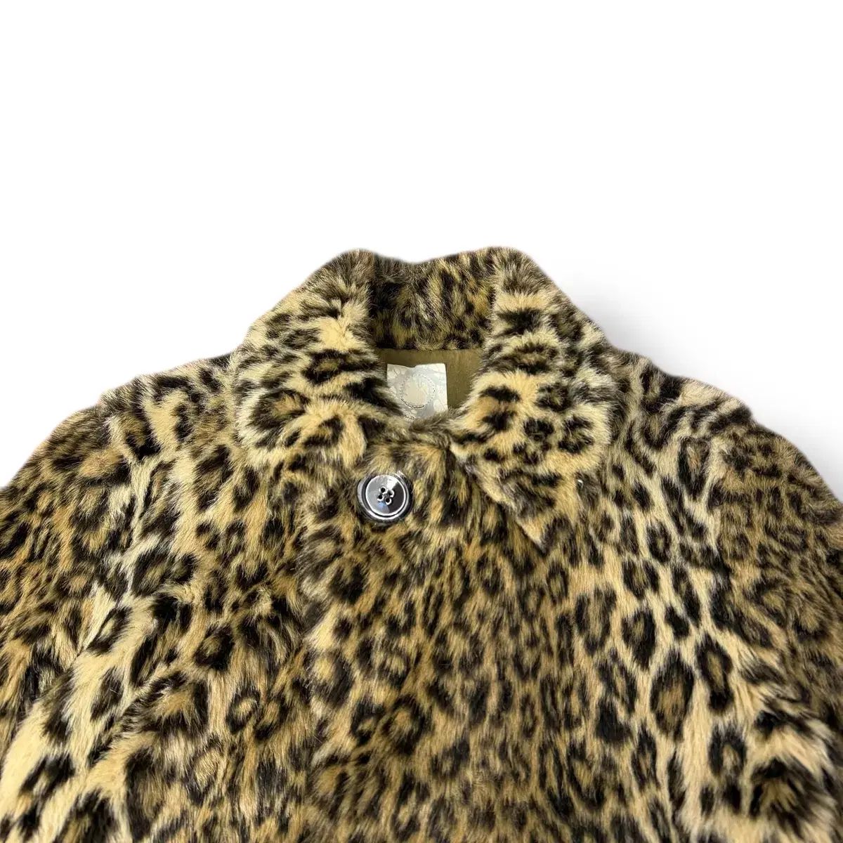 Y2K ヴィンテージ レオパード ヒョウ柄 ファー コート Made in ITALY