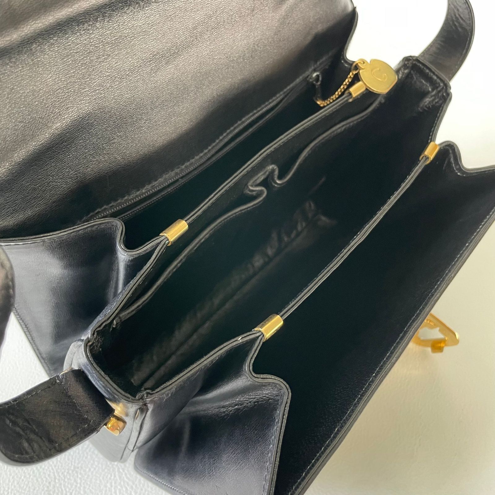 極美品/希少モデル】 CELINE セリーヌ 馬車金具 ホースキャリッジ 