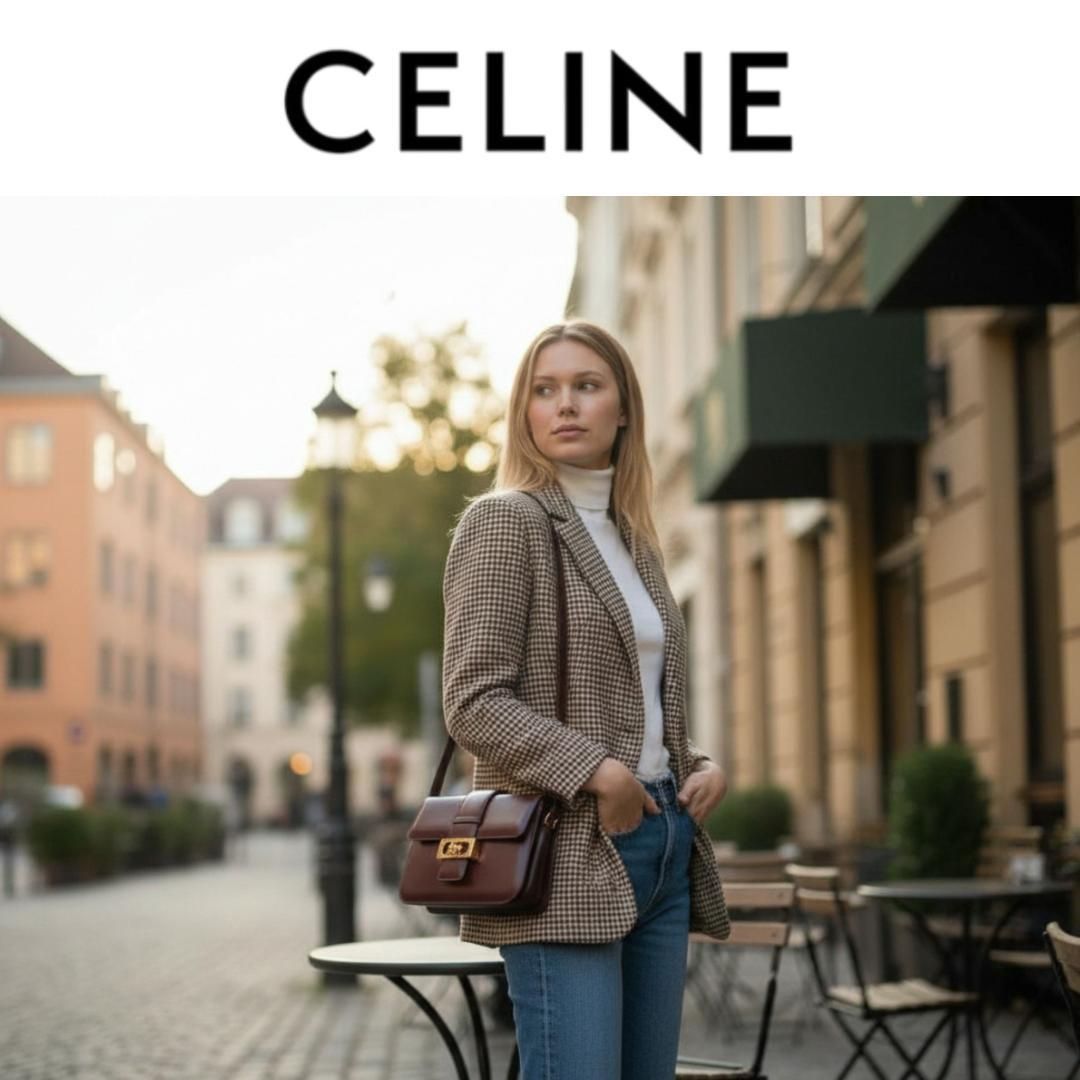 美品/希少カラー】CELINE セリーヌ 馬車金具 ホースキャリッジ