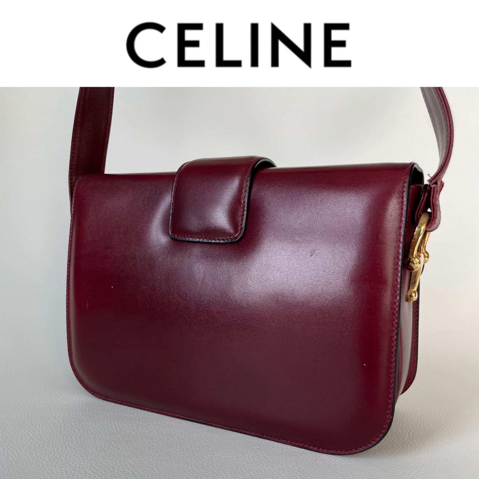 美品/希少カラー】CELINE セリーヌ 馬車金具 ホースキャリッジ