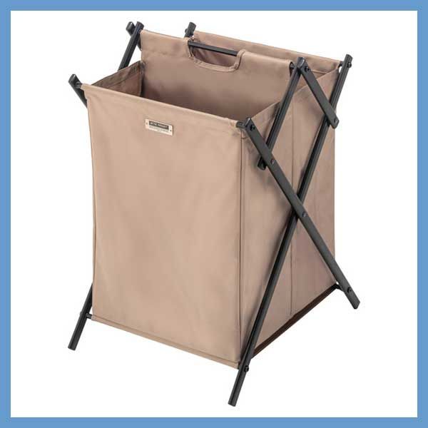 折りたたみ式収納（仕切り付き）バスケットラック（L）「W38×D44