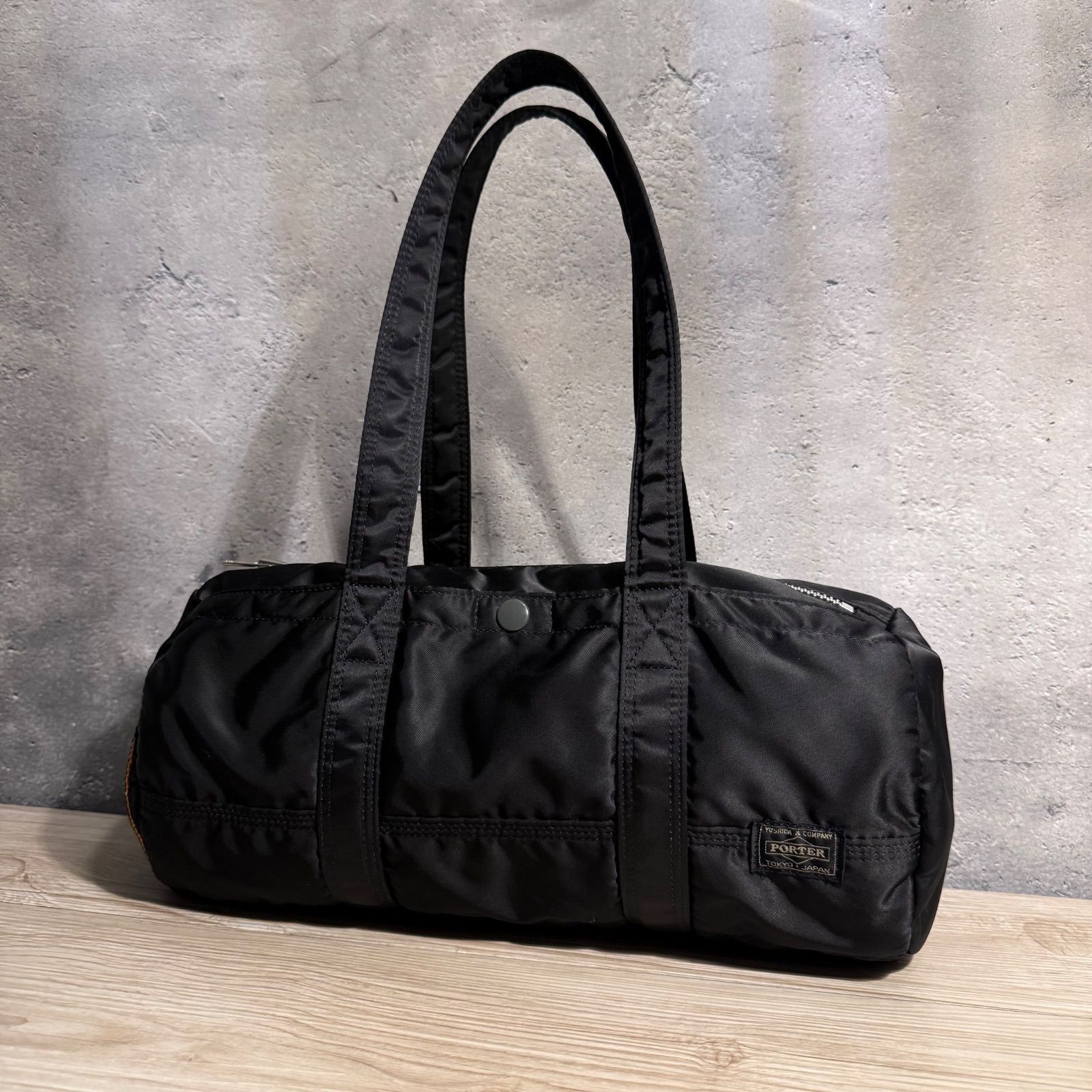 美品✨PORTER ポーター タンカー ミニボストン L ブラック ナイロン 