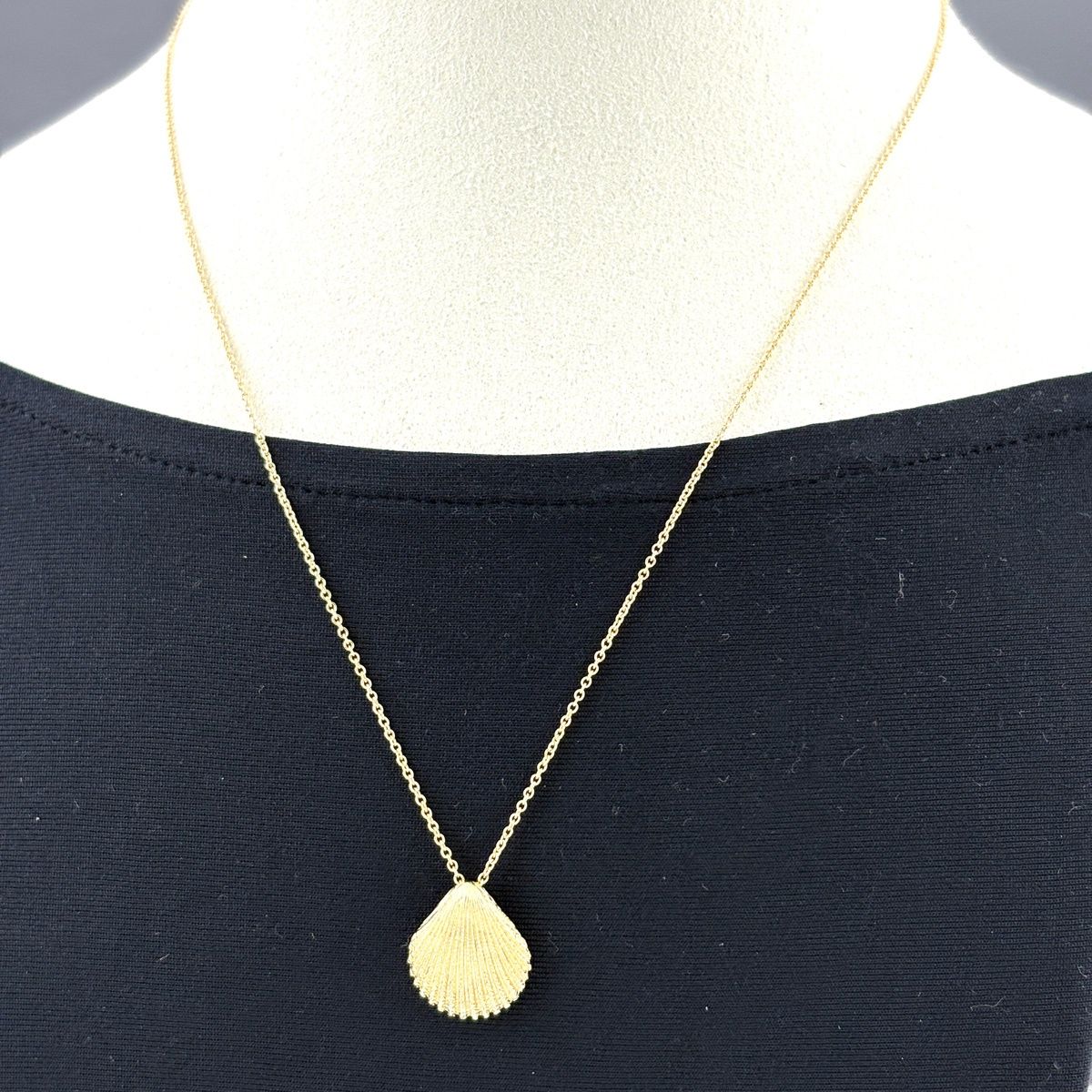 ティファニー TIFFANY&Co. シェル ネックレス YG イエローゴールド