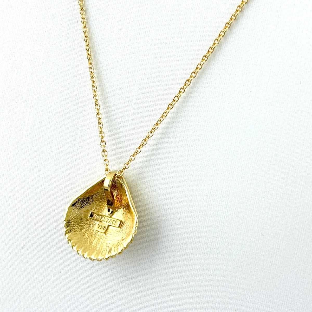 ティファニー TIFFANY&Co. シェル ネックレス YG イエローゴールド