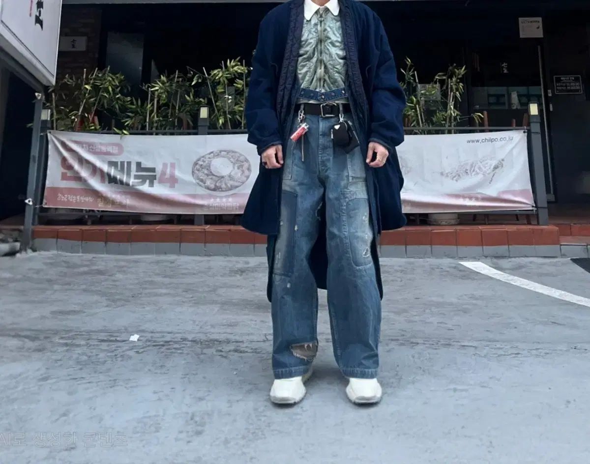 KAPITALキャピタル☆8oz IDG×IDGデニム モラパンツ1 KAPITAL