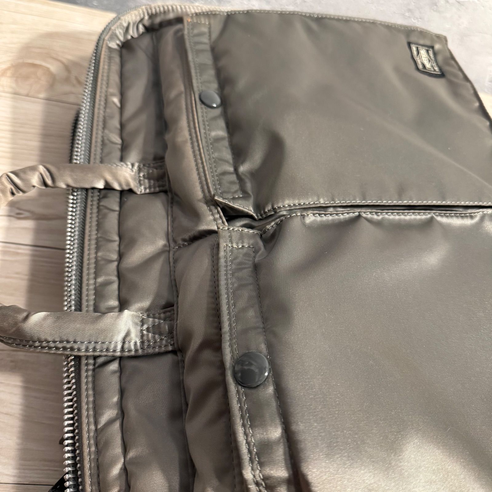✨PORTER ポーター タンカー 3WAY ビジネスバッグ シルバーグレー 二層