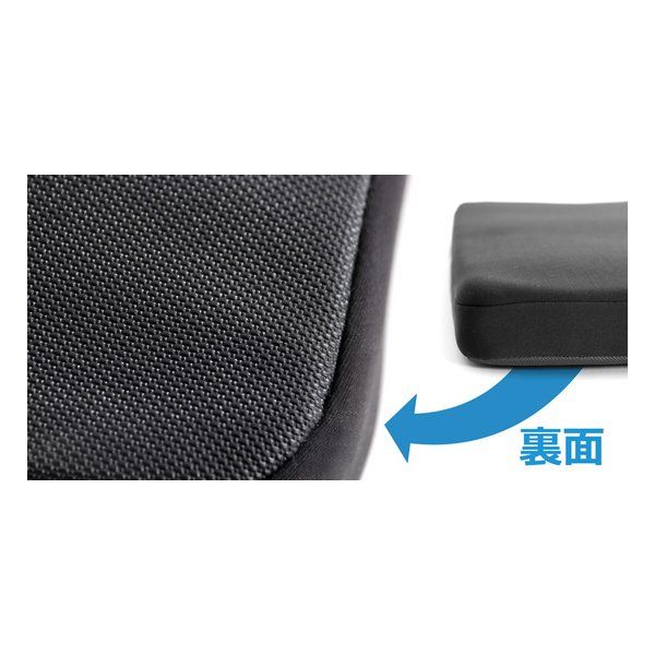 Bauhutte  バウヒュッテ スタンディングデスクマット  幅700×奥行350×厚み60mm/ブラック BHA-70G (2448296)