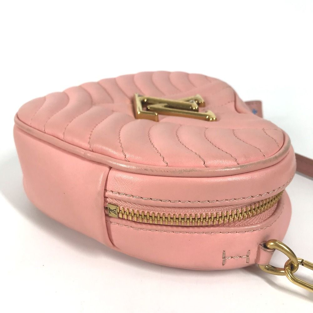 Louis Vuitton ピンク ショルダーバッグ LOUIS VUITTON ルイヴィトン ショルダーバッグ ハート LVロゴ M53769