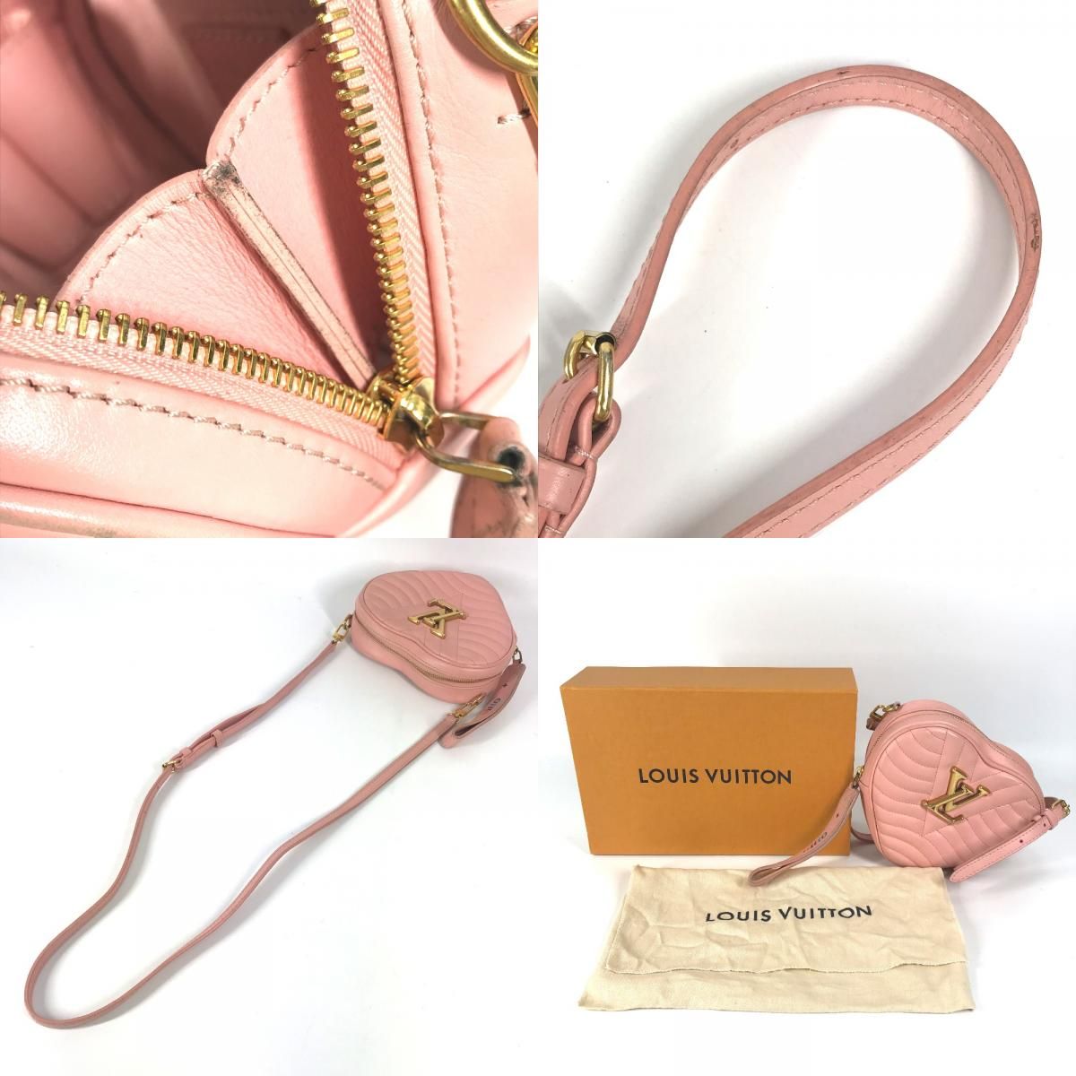 LOUIS VUITTON ルイヴィトン ショルダーバッグ ハート LVロゴ M53769