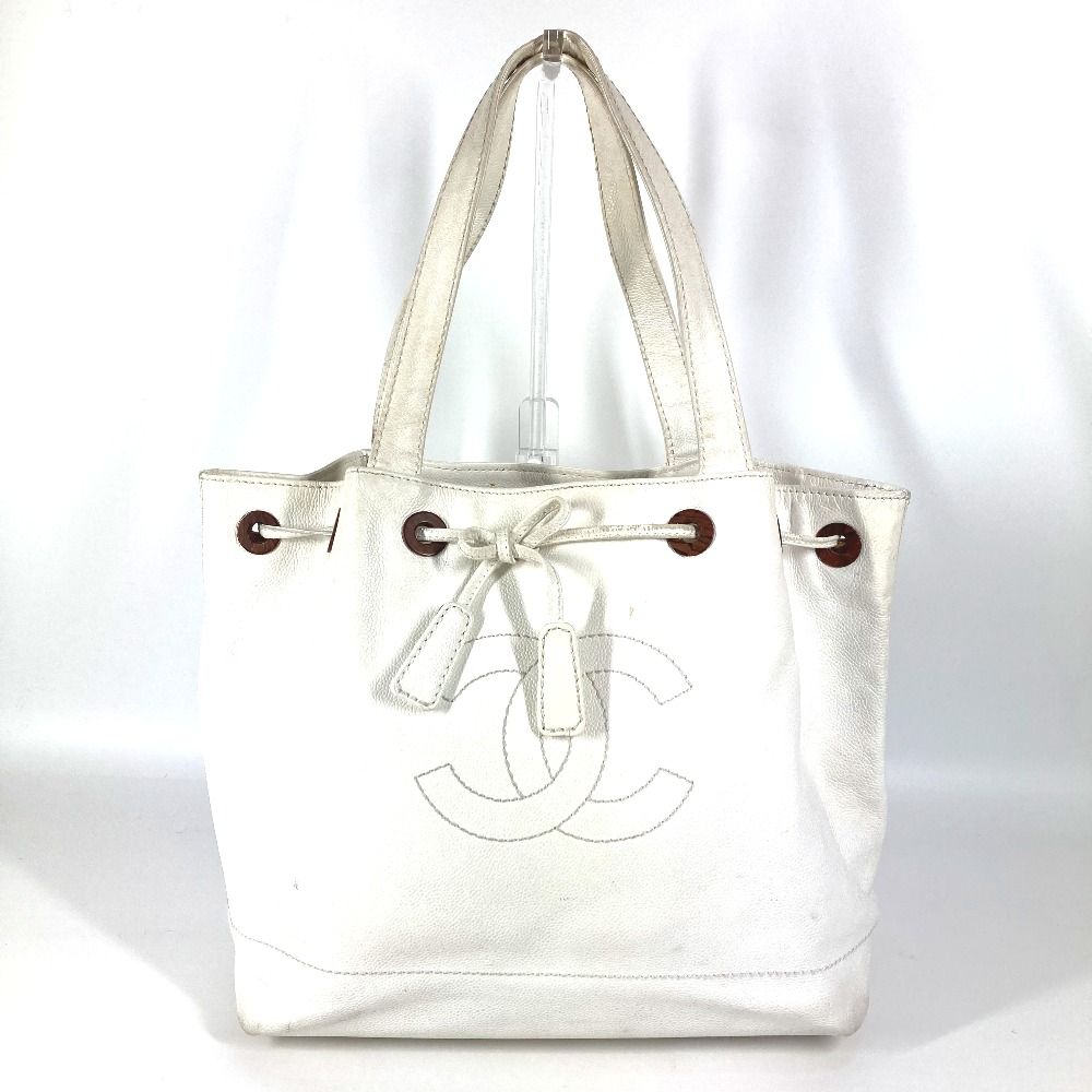 CHANEL シャネル ショルダーバッグ CC ココマーク キャビアスキン CHANEL シャネル ショルダーバッグ CC ココマーク ロゴ 巾着 キャビア