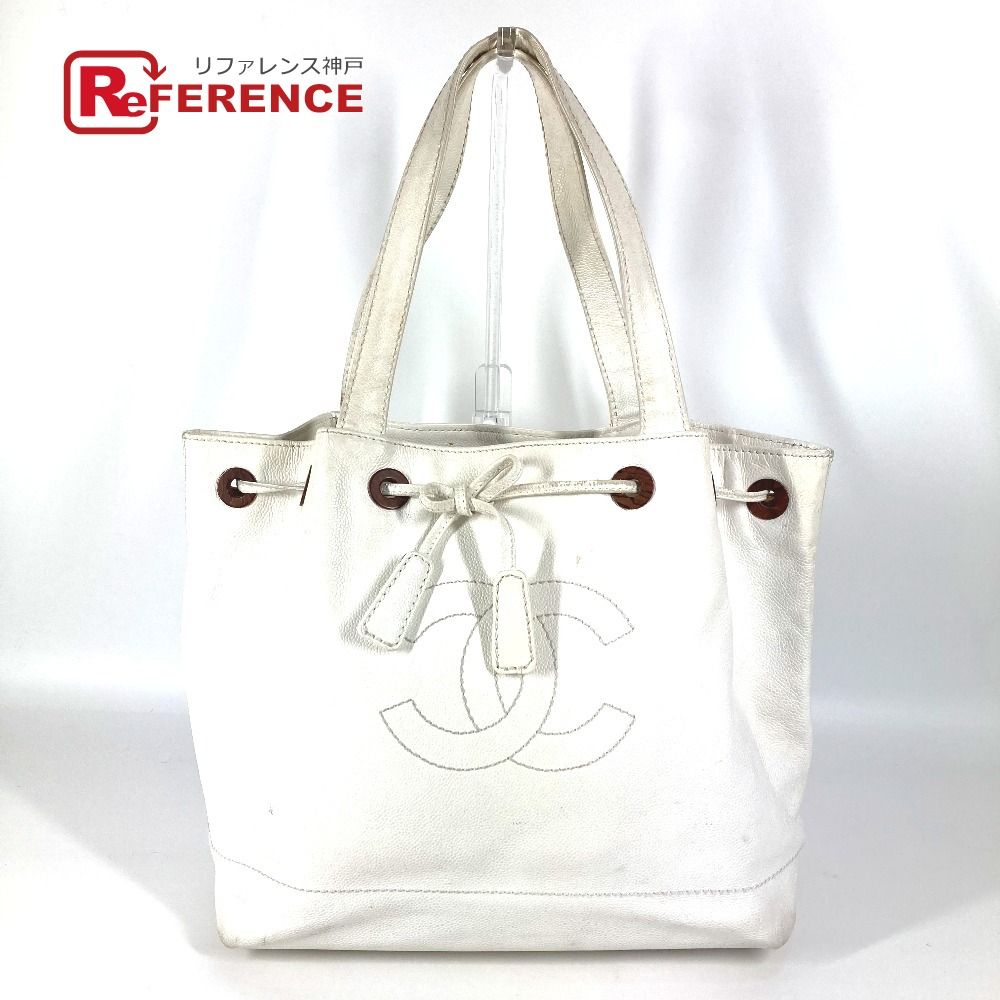 CHANEL シャネル ショルダーバッグ CC ココマーク ロゴ 巾着 キャビア